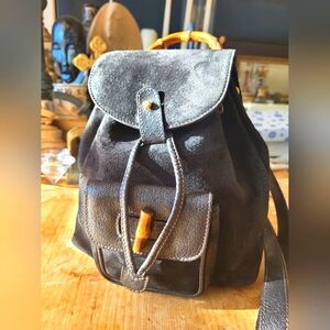 Gucci Suede Backpack